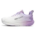 Breathable mesh running shoes featuring white and purple gradient finish for sports - 36 / White Purple