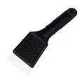 Heavy-duty 3-in-1 BBQ grill cleaning brush with steel wire bristles and metal scraper - Two-in-One Cleaning Brush