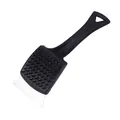3-in-1 BBQ grill wire cleaning brush with stainless steel scraper for outdoor cooking - Two-in-One Cleaning Brush with Hanging Hole