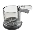 Semi-automatic handheld flour sifter with measurement markings for baking. - Double Layer / Bag Packaging