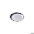 Small stainless steel round tray in silver finish, 9.8cm diameter - Small Round Silver