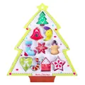 Lot de 10 emporte-pièces de Noël en acier inoxydable sous emballage sapin - Ensemble 10 Pièces Sapin de Noël