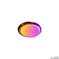 Round iridescent rainbow stainless steel tray for jewelry or spice storage, 9.8cm diameter - Small Round Multicolor