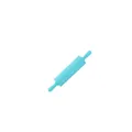 Sky blue silicone rolling pin featuring ergonomic PP handles for home baking and pastry - 30.5cm / Blue