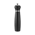 Minimalist black wooden pepper grinder with manual twist mechanism for kitchen spice. - Piano Black 26cm