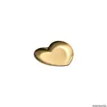 Golden heart-shaped stainless steel storage tray for jewelry accessories and snacks - Small Heart Gold