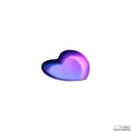 Heart-shaped iridescent stainless steel storage tray for jewelry or snacks, 7.2x8.8cm - Small Heart Multicolor