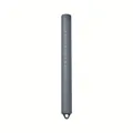 Premium grey silicone rolling pin with integrated measurement scale in Morandi color style - Rolling Pin / Dark Blue