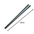 Bacchette in silicone alimentare resistenti al calore con lunghezza di 24 cm - Bacchette / 24cm / Blu scuro
