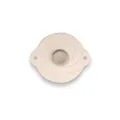 Universal silicone suction lid in creamy beige for kitchen bowls and cups variant - 4 Inch (Diameter 11cm)