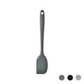 Grey heat-resistant non-stick silicone spatula with ergonomic handle for cooking - Small Scraper