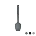Solid dark gray silicone kitchen spatula with ergonomic handle for non-stick cookware - Small T-Spatula