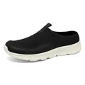 Mocassins en maille légère et respirante pour hommes avec semelle en caoutchouc blanc - 39 / Noir