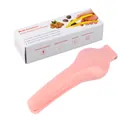 Pink multi-functional nutcracker and chestnut opener with stainless steel blade. - Pink