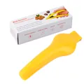 Manual yellow cross-style chestnut opener and nut cracker kitchen tool with box - Yellow