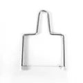 Stainless steel wire cheese slicer and cake layer cutter kitchen tool with white tips - 2