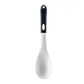 Cuchara de cocina de silicona ergonómica en blanco y negro para utensilios antiadherentes - Cucharón pequeño