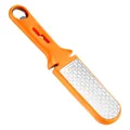 6-in-1 multi-functional knife sharpener with 400 grit diamond surface in orange color - 400 Mesh / Orange