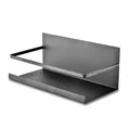 Minimalist black magnetic refrigerator side storage rack for kitchen spice bottles - OPP Bag