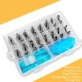 Professional 32-piece cake decorating kit with stainless steel nozzles and silicone piping bag - Storage Box Set / 32-Piece Set