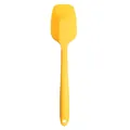 Large 28cm food-grade yellow silicone square-head spatula for baking and cake decorating - Large (28cm) / Yellow