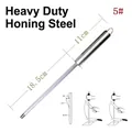 Professioneller Wetzstahl aus Edelstahl 18,5 cm für hochwertige Küchenmesser - Stil 5(5#)