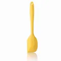 Large yellow silicone spatula for professional baking, cake cream mixing and scraping - Yellow