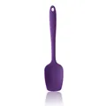 Professional large purple food-grade silicone cake scraper for baking and icing decoration - Large (28cm) / Purple
