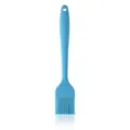 Heat-resistant blue small silicone basting brush for grilling and baking pastry - Blue