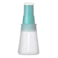 Food-grade cyan silicone oil bottle with integrated brush and lid for BBQ and baking - Nordic Green