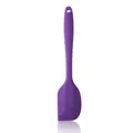 Spatola professionale grande in silicone viola monopezzo per pasticceria e mescolamento - Viola
