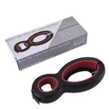6-in-1 multi-functional can and bottle opener tool with ergonomic handle and box - 6-in-1 Multi-functional (030070) / Black Red