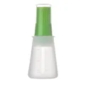 Professional green silicone oil bottle brush with lid and accurate scale markings - Grass Green Oil Bottle Brush