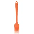 Orange small silicone basting brush with heat resistance for BBQ grilling and baking - Orange