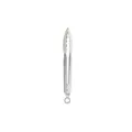 Pinza da cucina professionale con testa in silicone bianco e manico in acciaio inox - Clip per Alimenti