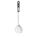 Serraspaghetti in silicone bianco con manico ergonomico in ABS di alta qualità - Servipasta