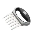 Durable heavy duty stainless steel meat shredder claw for BBQ pulled pork and chicken - Single Bagged / Black