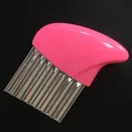 Couteau ondulé rose pour tranches de légumes décoratives et frites maison - Rose rouge