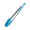 Blauwe siliconen keukentang van 12 inch met handgreep van roestvrij staal - Blauw