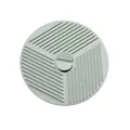 Multifunctional silicone anti-spill lid and heat-resistant kitchen pot mat in light grey - Medium Size 20*20cm / Light Grey Green