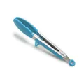 Molla da cucina in silicone blu da 9 pollici con supporto e acciaio inox - 9 Pollici / Blu