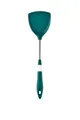 Espátula de silicona verde oscuro con mango de acero inoxidable 304 para sartenes de teflón - Espátula Verde Oscuro