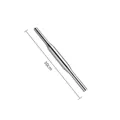 Professional 30cm seamless 304 stainless steel rolling pin for baking, 151g weight - Style E / 30cm / Silver