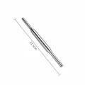 Professional 304 stainless steel rolling pin Style D 169g, 33.5cm length for baking dough - Style D / 33.5cm / Silver