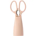 Multifunctional stainless steel kitchen scissors with pink magnetic storage sheath - Pink