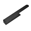 Minimalist matte black stainless steel wall-mounted towel rack without drilling for kitchen - Black Large