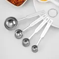 High-quality 4-piece stainless steel measuring spoon set for accurate baking and cooking - Four-Piece Set