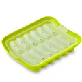 Green silicone sausage mold with 12 cavities designed for homemade baby food prep. - Small Sausage Style / Green