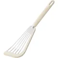 Professional stainless steel fish spatula with heat resistant silicone edge and handle - Fish Spatula