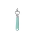 Manual bottle opener with mint green plastic handle and durable stainless steel head - Green Bottle Opener